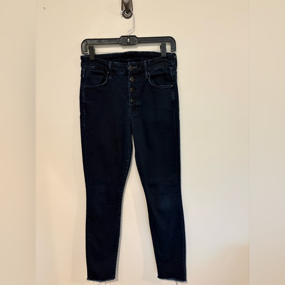 MOTHER Pixie Ankle Fray Ankle Jeans Size 27 - Picture 2 of 8
